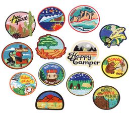 Round Shape Patches Trend Patches Iron On Clothing Patch Applique Sew For Clothes Stickers Embroidery Patches4297809