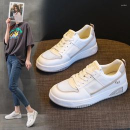 Casual Shoes Women Fashion Breathable Walking Genuine Leather Mesh Flat Sneakers 2024 Gym Vulcanized White Fem