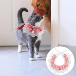 Dog Collars Puppy Collar Small Kitten Decorate Portable Cat Polyester Delicate Adorable Style Adjustable Pet Neck Accessory