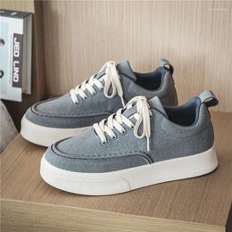 Casual Shoes Spring Trend Board Round Head Platform Man Footwear Tenis Masculino Adulto Thick Bottom Sneaker