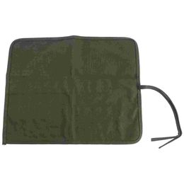 Painting Brush Roll-up Case Bag Holder (Green)