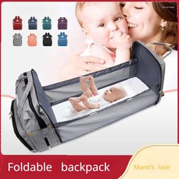 Backpack Sturdy And Durable Baby Crib Bag For Daily Use Traveling Convenient Moms