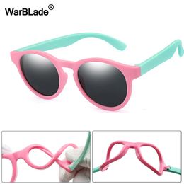 WarBlade 2020 New Kids Polarised Sunglasses Round Children Sun Glasses Boys Girl Safety Glasses Baby Infant Shades Eyewear UV400