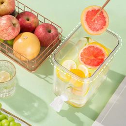Liquid Soap Dispenser 2 Pcs Beverage Refrigerators Juice Water Container With Spigot Fruit