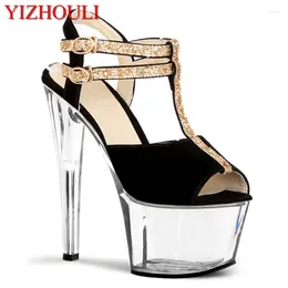 Dance Shoes The Line Includes A Beastie Crystal Toe Heel Sequined 15-centimeter-high Sandals And Nightclub Dancing