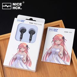NiceHCK YD30 L Plug HD Microphone Music Earbud 15.4mm Composite Dynamic Flat-head HIFI Earphone Bass Voice IEM X6 MX500 PK2 EB2S