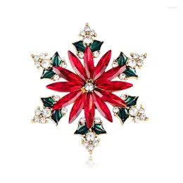 Brooches Christmas Snowflake Brooch Sweater Skirt Corsage