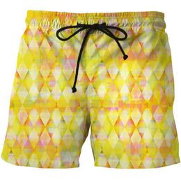 Men's Shorts Summer mens loose beach shorts S-6XL swimming shorts mens oversized printed swimming shorts beach suit surfboard shortsC240402