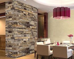 Stone wallpaper roll modern wallpaper brick wall 3d background wall wallpaper for living room vinyl Chinese5502656