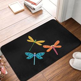 Carpets Funny Dragonfly Doormat Rug Carpet Mat Footpad Bath Non-slip Entrance Kitchen Bedroom Absorbent Dust Removal