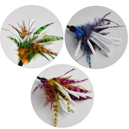 Paper wadding spiral chicken feather Rod cat Rod feather cat Rod plastic cat supplies cat toys factory direct sales