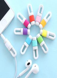 300PcsLot Earphone Cable Protector Organizer Headphone Cord Protector Protective Sleeves Cable Winder Cover For IPhone 5 5s 6 75456891