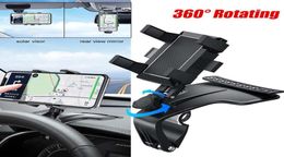 Multifunctional Car Mobile Phone Holder 360 Degree Rotating GPS Bracket For Car Dashboard Sun Visor Rearview Mirror Computer ZJ0723318148