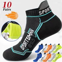 Men's Socks 10Pairs/Men's High Quality Sports Professional Running Breathable Spring Summer Mesh Casual Ankle