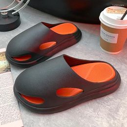 Slippers Fashion 2024 Men Women Outdoor Sandals Beach Thick Soft Sole Indoor Slides Casual Shoes Flip-flops Home