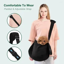 Cat Carriers Pet Outing Carrier Bag With Detachable Hard Bottom Support Dog Carrying Pouch Adjustable Strap