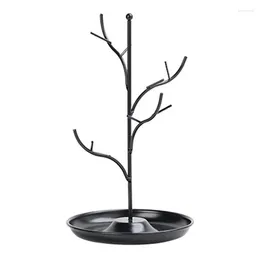 Jewelry Pouches Display Stand Rack Tree Iron Necklace Earring Holder Bracelet Fashion Organizer