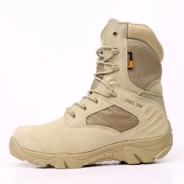 Boots Men women Boots Delta Military Boots Special Force Army Tactical Desert Combat Ankle Boats Winter Leather Waterproof sneakers