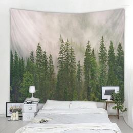 Tapestries Large Forest Landscape Decorative Tapestry Hippie Bohemian Gypsy Wall Decor Bedroom