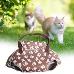 Cat Carriers Stylish Pet Carrier Bag Fastener Tape Carrying Strong Inclined Shoulder Travel