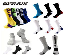 Super Elite Men Sports Socks Riding Cycling Basketball Running Sport Sock Summer Hiking Tennis Ski Man Women Bike Bicycle Slip6878443