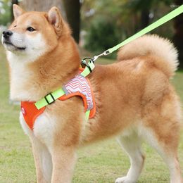 Dog Collars Pet Harness And Leash Set No Pull Vest Strap Adjustable Puppy Cat Reflective Walking For Small Dogs Chihuahua