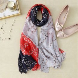 Scarves 15 style Silk Scarf Head Scarfs For Women Winter Luxurious Silk High End Classic Letter pattern Designer shawl Scarves New Gift Ea