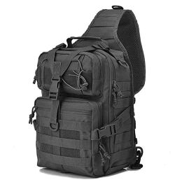 Bags 20L Military Tactical Chest Bag Sling Bag Pack Single Shoulder Messenger Bags Outdoor Camouflage Travel Backpack Men Softback