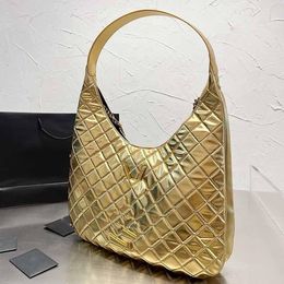 Top Hobo Leather Evening Bag Luxury Underarm Shoulder Bag Golden Flap Tote Bag Jingle Women's Patent Purse Handbags Clutch Crossbody Ba