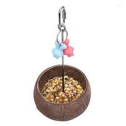 Other Bird Supplies Parrot Feeder Quick Lock Cage Bowls For Small Animals And Birds Seed Food Container Suitable Macaw Cockato Accessories