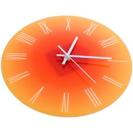Wall Clocks Acrylic Clock Decorative For Living Room Sports Non Ticking Bathroom Kitchen Office
