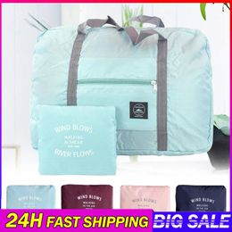 Duffel Bags Folding Travel Organiser Storage Waterproof Suitcases Woman Luggage Portable Handbag For Clothes