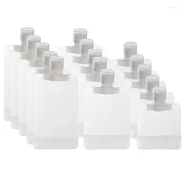 Storage Bottles 30Pcs 30ml/50ml/100ml Travel Size Empty Squeezable Stand Up Pouch For Toiletry Lotion Shampoo Shower Gel Bags Cosmetic