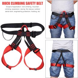 Accessories Outdoor Sport Rock Climbing Harness Aerial Survival Waist Half Body Safety Belt Protective Supplies Survival Equipment