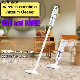 Vacuum Cleaners Multifunction Home-appliance 19000Pa Cleaning Machine Powerful Wireless Car Vacuum Cleaner Metal Strainer Portable Handheld yq240402