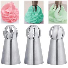 Baking Tools 3 Pieces/Set Piping Tip Pastry Cake Cupcake Icing Nozzle Kitchen