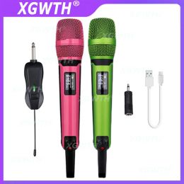 Speakers Uhf Wireless Microphone System Handheld Dynamic Karaoke Mic Skm9000 Rechargeable Receiver Dj Audio Studio Speaker Amplifier