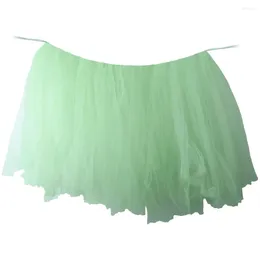 Table Skirt Handmade Waterproof Durable Tulle For Birthday Party / Wedding Baby Shower Home Decoration Organisers