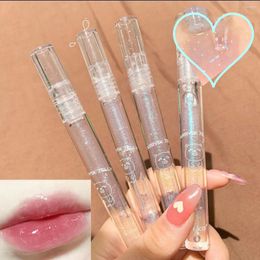 Lip Gloss Moisturising Mirror Water Transparent Glass Oil Natural Fruit Care Base Primer Long Lasting Hydrating Makeup