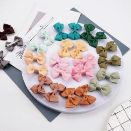 70 Pieces Baby Hair Clips 2 inches Hair Bows alligator Clips for Infant and Baby Girls 35 Colours in Pairs