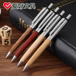 Log Mechanical Pencil 0.7 Constantly Automatic Pen 0.5 Mechanical Pencil High Value Oak Beech Walnut Rosewood Wooden Solid Wood