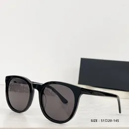 Sunglasses 2024 Unisex Fashion Cat Eye Retro Circular Gradient Cool And Trendy Design