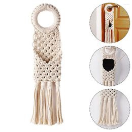 Tapestries Door Handle Pocket Macrame Decor For Kids Room Woven Hanging Home Decorations Wall