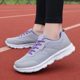Casual Shoes Breathable Running For Women Female Tennis Platform Sneakers Flats Mesh Chunky Sports Tenis 2024