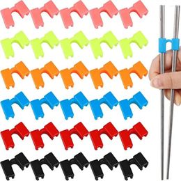Chopsticks 5 Pieces Reusable Chopstick Helpers Training Hinges Connector For Adults Kids Beginner Trainers