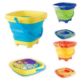 Children Beach Toys Kids Play Water Toys Foldable Portable Sand Bucket Summer Outdoor Toy Beach Play Sand Water Game Toy for Kid