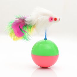 Cat Supplies Fun Cat Toy Plush Cat Throwing Feathers from Hi Little Mouse Tumbler Pet Supplies