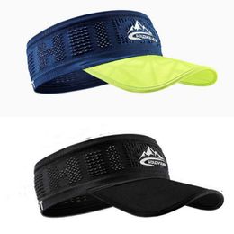 Yoga Outdoor Sommer Sonnenhut Herren und Damen Laufmütze Schnell trocknend Atmungsaktives Mesh Sonnenhut Top Air Tennis Golf Fahrrad Hut Baseballmütze