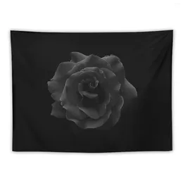 Tapestries Single Large High Resolution Black Rose. Tapestry Hanging Wall Decoration Decorations