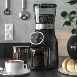 Coffee Bean Burr Mill Grinder Electric and Automatic Conical Burr Coffee Grinder With 30 Adjustable Grind Settings For 2-12 Cup 240328